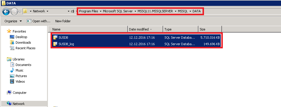 WSUS Database WID to SQL Server 2014 Migration - Eren ERTAŞ
